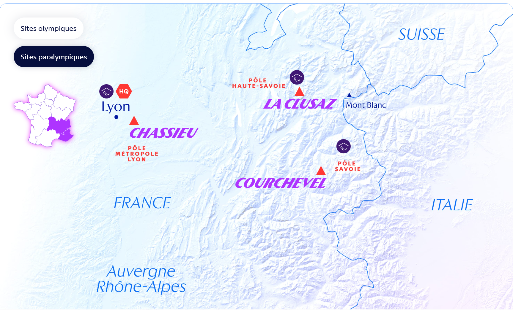 Sites Paralympiques Alpes 2030